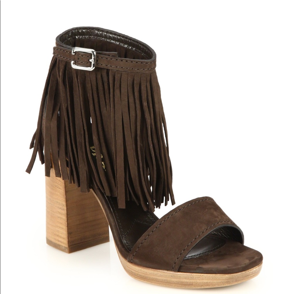 PRADA suede sandal